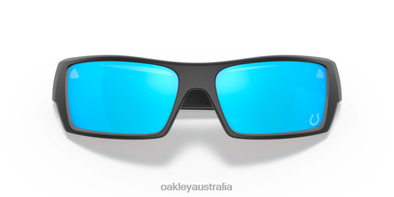 Indianapolis Colts Gascan Prizm Sapphire Lenses, Matte Black Frame Oakley2ZJX558