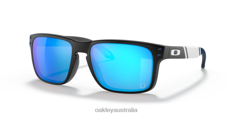 Indianapolis Colts Holbrook Prizm Sapphire Lenses, Matte Black Frame Oakley2ZJX626