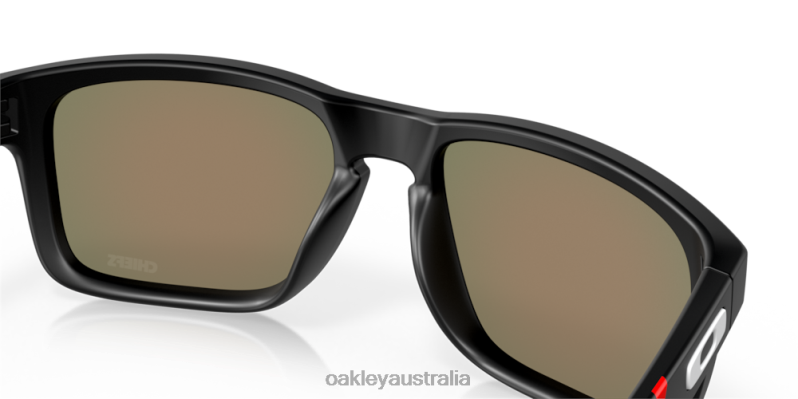 Kansas City Chiefs Holbrook Prizm Ruby Lenses, Matte Black Frame Oakley2ZJX629