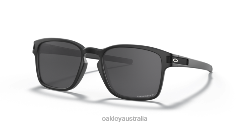 Latch Square (Low Bridge Fit) Prizm Black Polarized Lenses, Matte Black Ink Frame Oakley2ZJX921