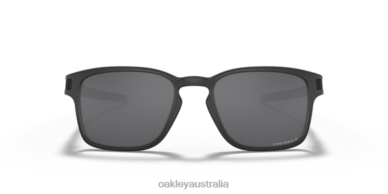 Latch Square (Low Bridge Fit) Prizm Black Polarized Lenses, Matte Black Ink Frame Oakley2ZJX921
