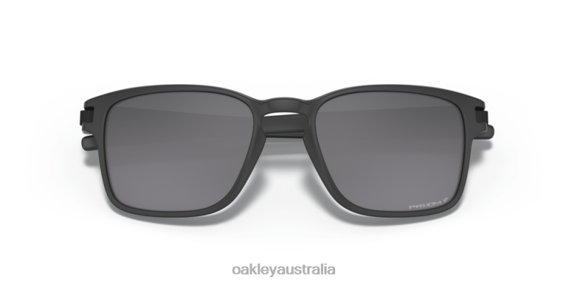 Latch Square (Low Bridge Fit) Prizm Black Polarized Lenses, Matte Black Ink Frame Oakley2ZJX921