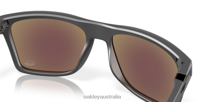 Leffingwell Maverick Vinales Collection Prizm Sapphire Lenses, Matte Dark Grey Frame Oakley2ZJX602