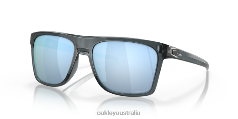 Leffingwell Prizm Deep Water Polarized Lenses, Crystal Black Frame Oakley2ZJX184