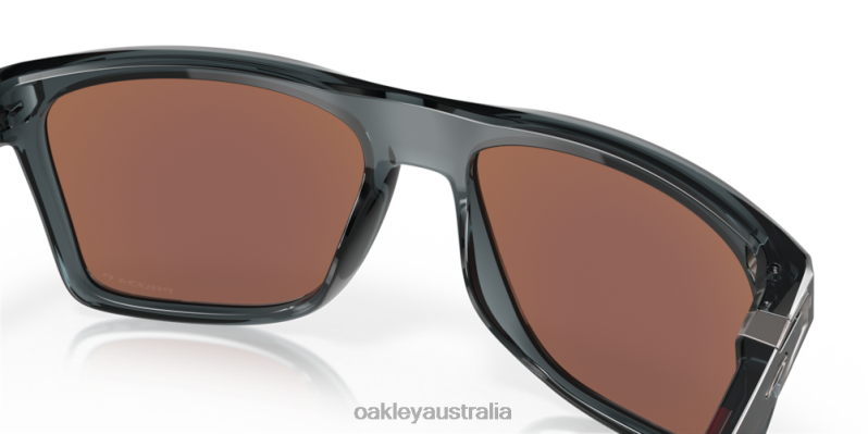 Leffingwell Prizm Deep Water Polarized Lenses, Crystal Black Frame Oakley2ZJX184