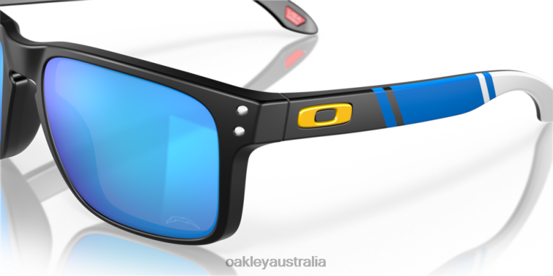 Los Angeles Chargers Holbrook Prizm Sapphire Lenses, Matte Black Frame Oakley2ZJX632