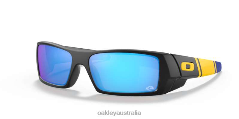 Los Angeles Rams Gascan Prizm Sapphire Lenses, Matte Black Frame Oakley2ZJX560