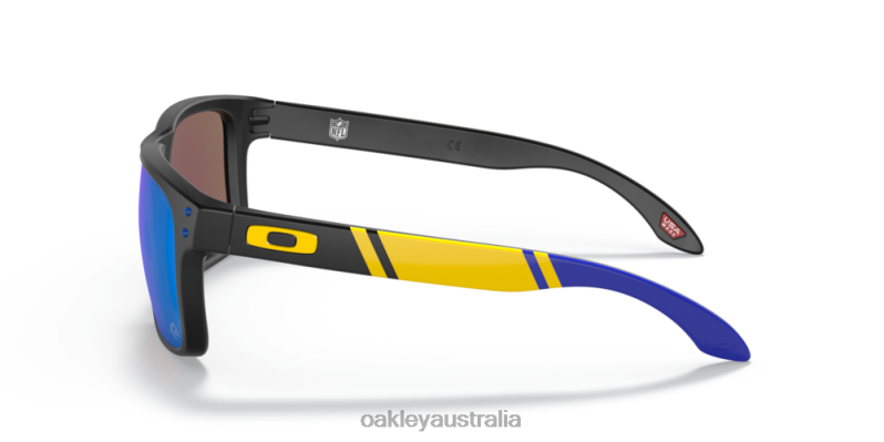 Los Angeles Rams Holbrook Prizm Sapphire Lenses, Matte Black Frame Oakley2ZJX634