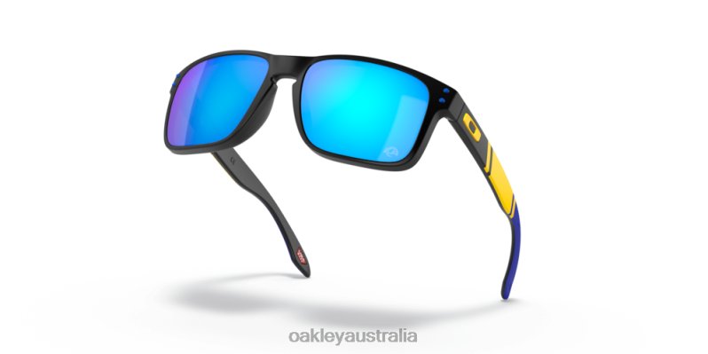 Los Angeles Rams Holbrook Prizm Sapphire Lenses, Matte Black Frame Oakley2ZJX634