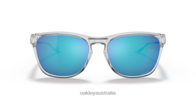 Manorburn Prizm Sapphire Lenses, Polished Clear Frame Oakley2ZJX1093