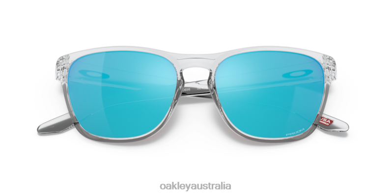 Manorburn Prizm Sapphire Lenses, Polished Clear Frame Oakley2ZJX1093