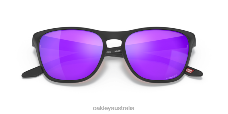 Manorburn Prizm Violet Lenses, Matte Black Frame Oakley2ZJX1090