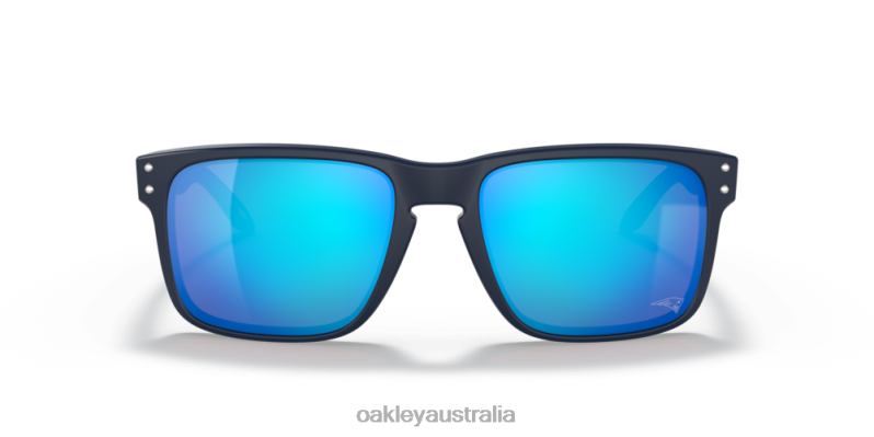 New England Patriots Holbrook Prizm Sapphire Lenses, Matte Navy Frame Oakley2ZJX641
