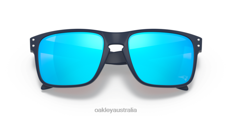 New England Patriots Holbrook Prizm Sapphire Lenses, Matte Navy Frame Oakley2ZJX641