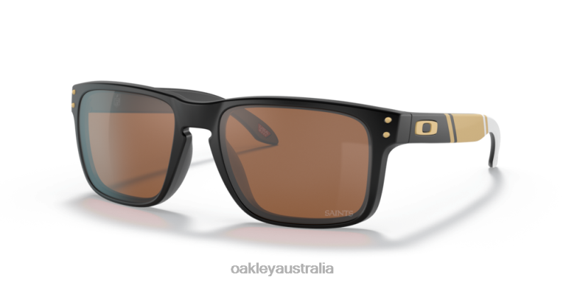 New Orleans Saints Holbrook Prizm Tungsten Lenses, Matte Black Frame Oakley2ZJX643
