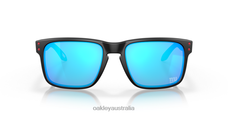 New York Giants Holbrook Prizm Sapphire Lenses, Matte Black Frame Oakley2ZJX645