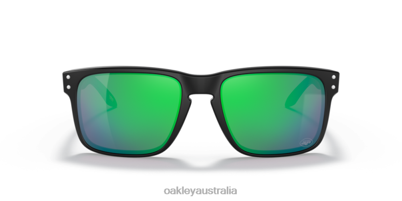 New York Jets Holbrook Prizm Jade Lenses, Matte Black Frame Oakley2ZJX647