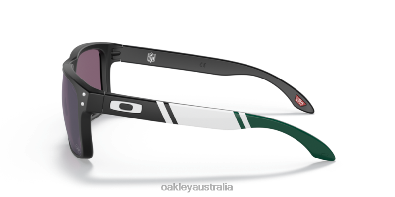 New York Jets Holbrook Prizm Jade Lenses, Matte Black Frame Oakley2ZJX647