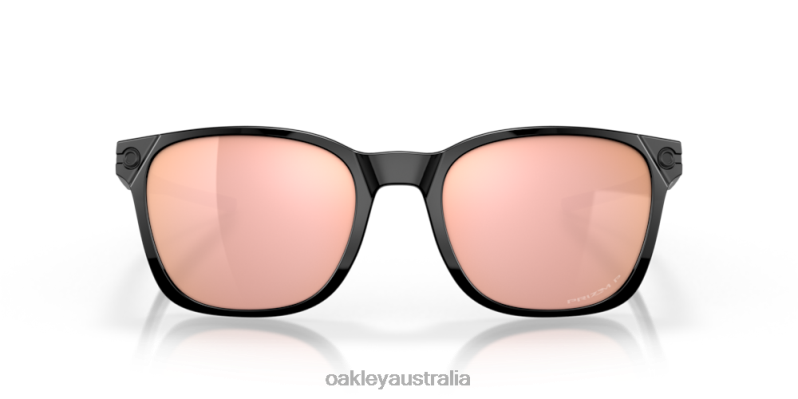 Ojector Prizm Rose Gold Polarized Lenses, Polished Black Frame Oakley2ZJX577