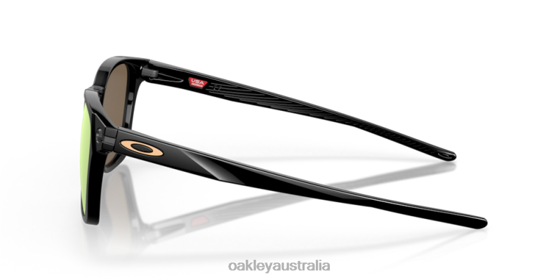 Ojector Prizm Rose Gold Polarized Lenses, Polished Black Frame Oakley2ZJX577