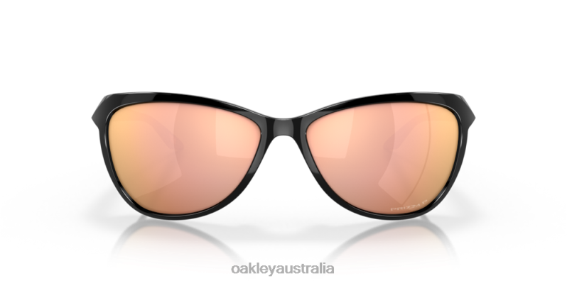 Pasque Prizm Rose Gold Polarized Lenses, Polished Black Frame Oakley2ZJX736