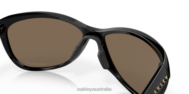 Pasque Prizm Rose Gold Polarized Lenses, Polished Black Frame Oakley2ZJX736