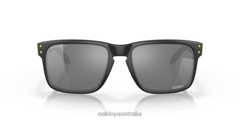 Pittsburgh Steelers Holbrook Prizm Black Lenses, Matte Black Frame Oakley2ZJX648