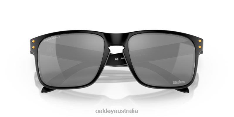 Pittsburgh Steelers Holbrook Prizm Black Lenses, Matte Black Frame Oakley2ZJX648
