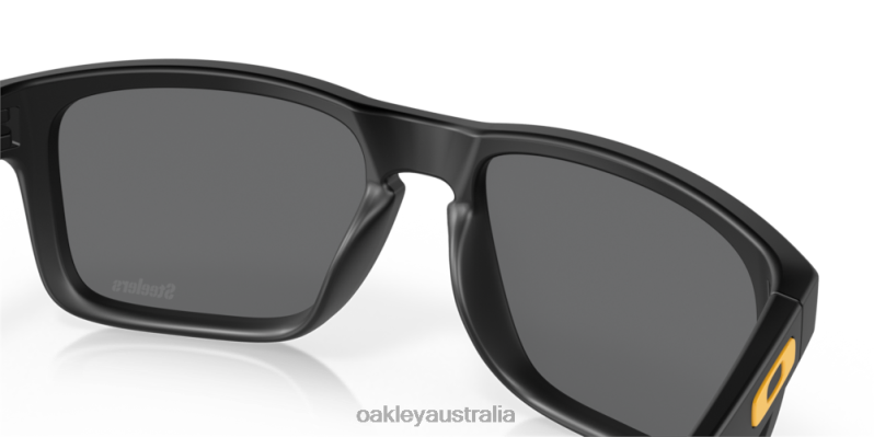Pittsburgh Steelers Holbrook Prizm Black Lenses, Matte Black Frame Oakley2ZJX648