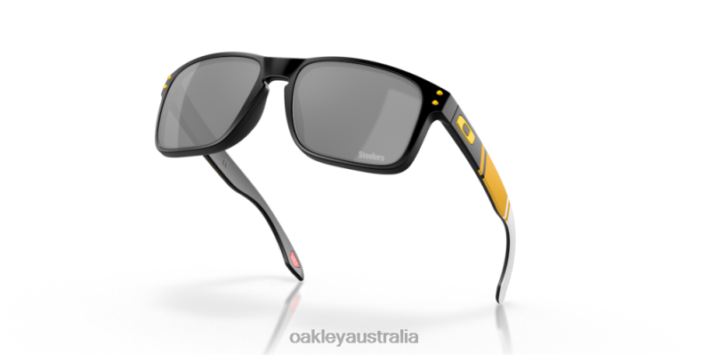 Pittsburgh Steelers Holbrook Prizm Black Lenses, Matte Black Frame Oakley2ZJX649