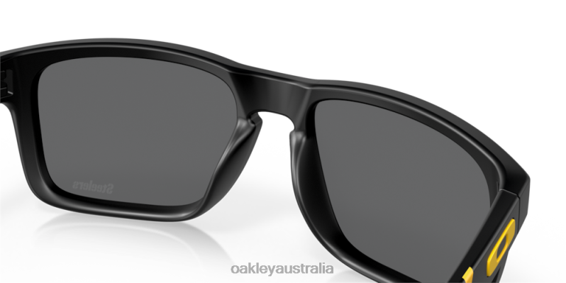 Pittsburgh Steelers Holbrook Prizm Black Lenses, Matte Black Frame Oakley2ZJX649