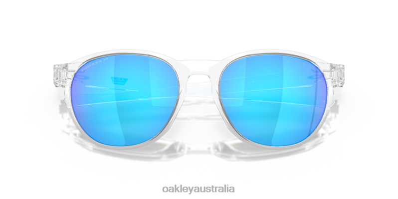 Reedmace (Low Bridge Fit) Prizm Sapphire Polarized Lenses, Clear Frame Oakley2ZJX663