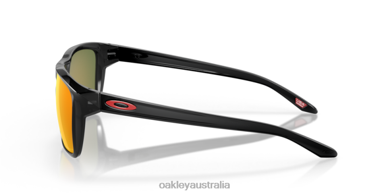 Sylas Prizm Ruby Polarized Lenses, Black Ink Frame Oakley2ZJX327