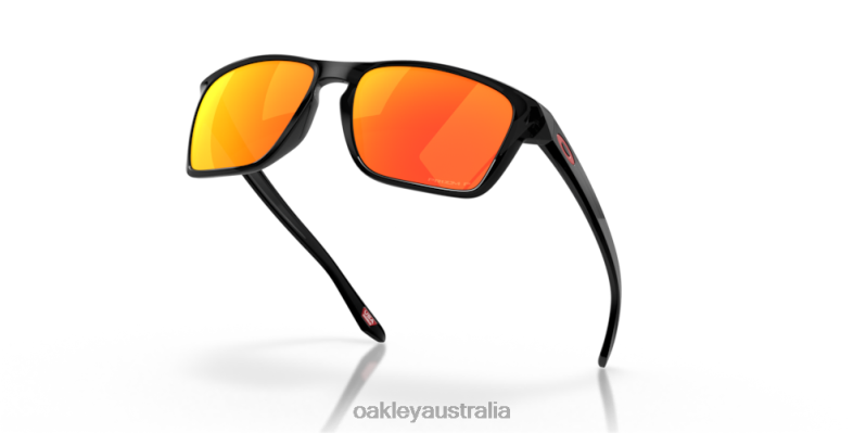 Sylas Prizm Ruby Polarized Lenses, Black Ink Frame Oakley2ZJX327
