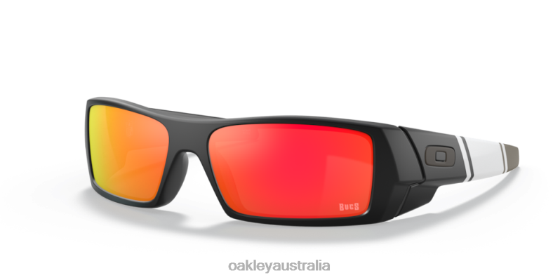 Tampa Bay Buccaneers Gascan Prizm Ruby Lenses, Matte Black Frame Oakley2ZJX568