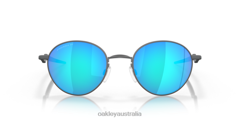 Terrigal Prizm Sapphire Polarized Lenses, Satin Light Steel Frame Oakley2ZJX535
