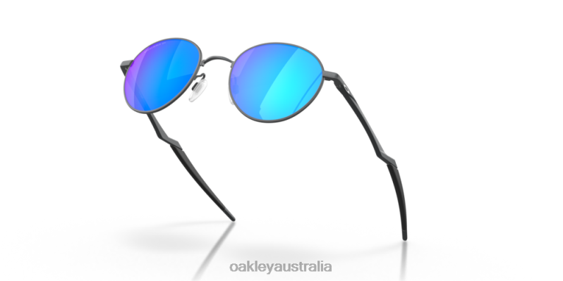 Terrigal Prizm Sapphire Polarized Lenses, Satin Light Steel Frame Oakley2ZJX535