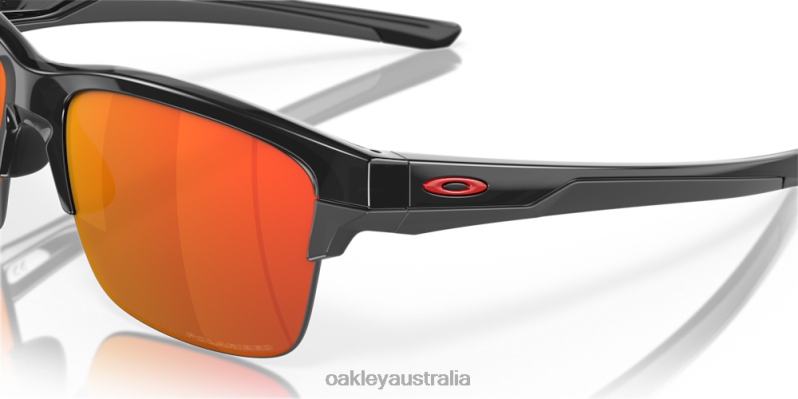Thinlink Ruby Iridium Polarized Lenses, Black Ink Frame Oakley2ZJX894