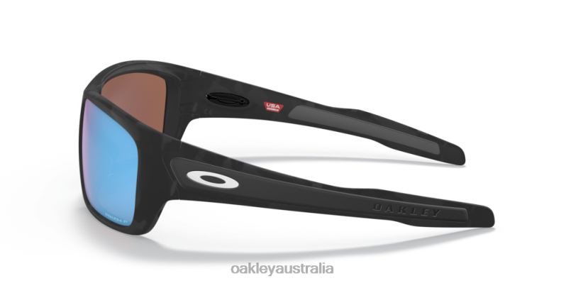 Turbine Prizm Deep Water Polarized Lenses, Matte Black Camo Frame Oakley2ZJX434
