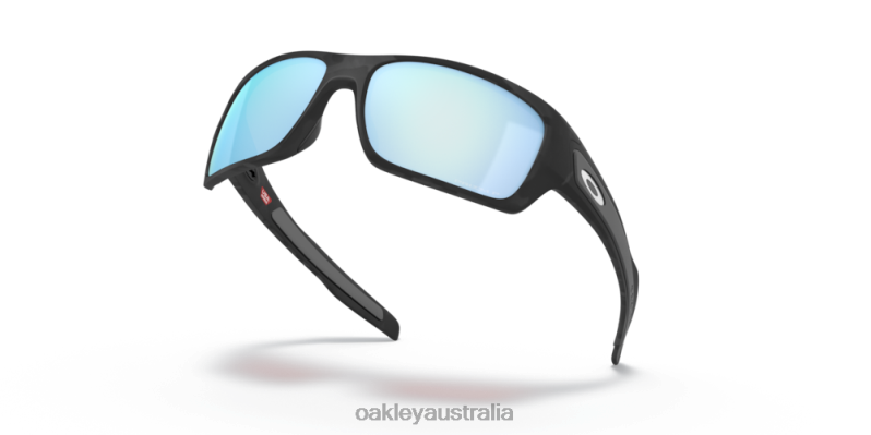 Turbine Prizm Deep Water Polarized Lenses, Matte Black Camo Frame Oakley2ZJX434