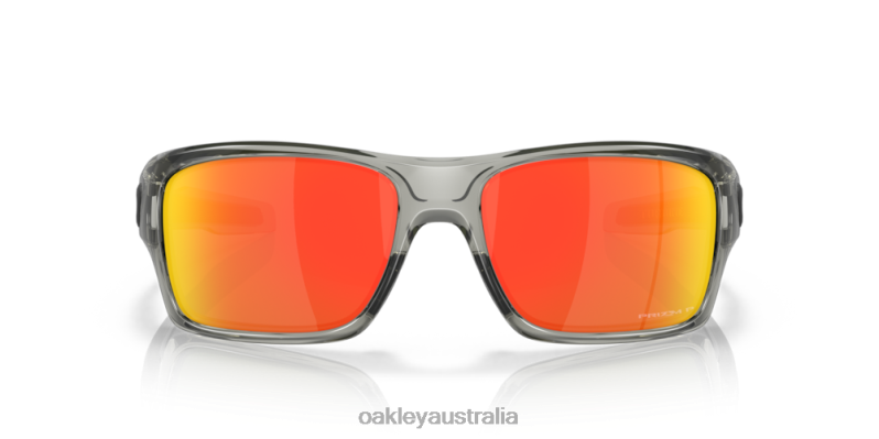 Turbine Prizm Ruby Polarized Lenses, Grey Ink Frame Oakley2ZJX432