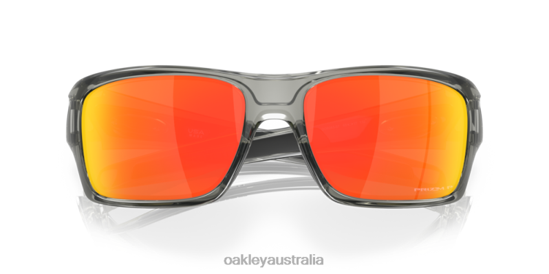 Turbine Prizm Ruby Polarized Lenses, Grey Ink Frame Oakley2ZJX432