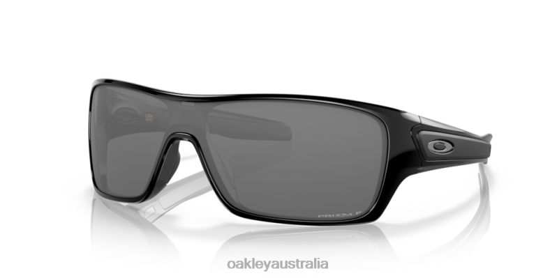 Turbine Rotor Prizm Black Polarized Lenses, Polished Black Frame Oakley2ZJX157