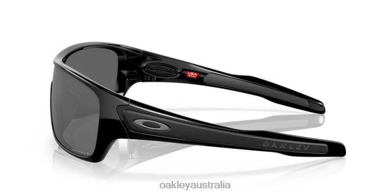 Turbine Rotor Prizm Black Polarized Lenses, Polished Black Frame Oakley2ZJX157
