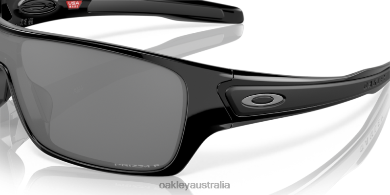 Turbine Rotor Prizm Black Polarized Lenses, Polished Black Frame Oakley2ZJX157