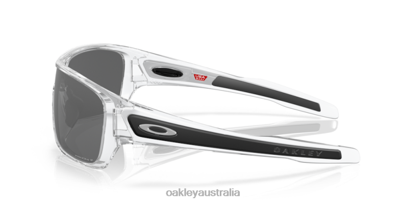 Turbine Rotor Prizm Black Polarized Lenses, Polished Clear Frame Oakley2ZJX158