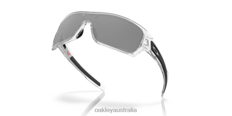 Turbine Rotor Prizm Black Polarized Lenses, Polished Clear Frame Oakley2ZJX158