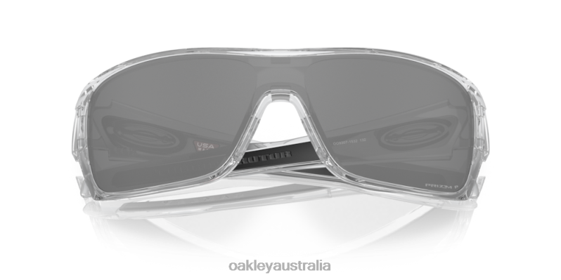 Turbine Rotor Prizm Black Polarized Lenses, Polished Clear Frame Oakley2ZJX158