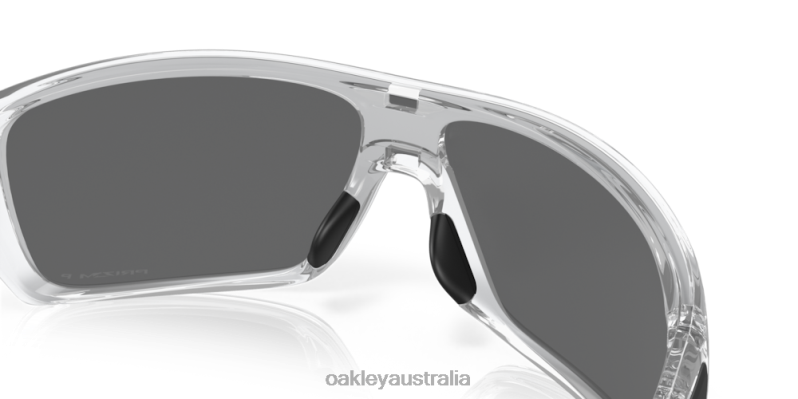 Turbine Rotor Prizm Black Polarized Lenses, Polished Clear Frame Oakley2ZJX158
