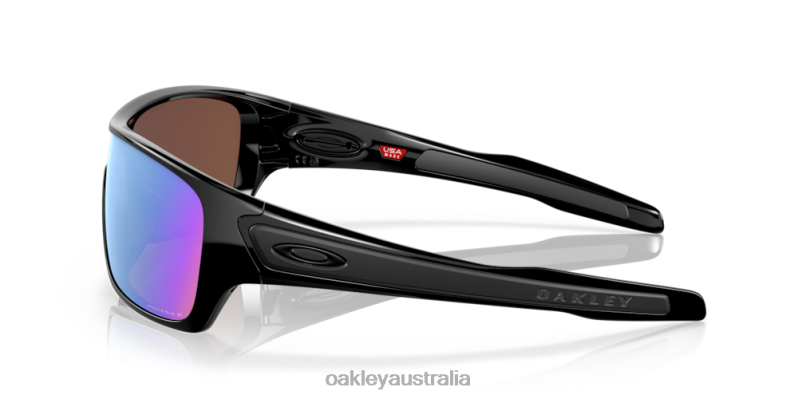 Turbine Rotor Prizm Deep Water Polarized Lenses, Polished Black Frame Oakley2ZJX154